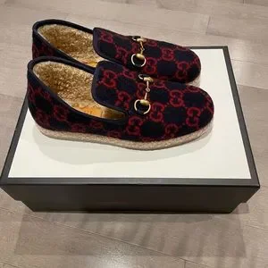 NIB Authentic Gucci GG Wool Mules 31120981_60411814_1000.jpg main image 2